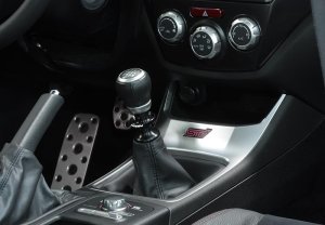 Subaru WRX STI Reverse Lockout Lever - Perrin Performance - w/ Rattle Fix - Black - `04-`21 Subaru WRX STI Reverse Lockout Lever - Perrin Performance - w/ Rattle Fix - Black - `04-`21